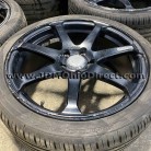 JDM Yokohama AVS Model F7 Black 18 Forged Wheels